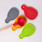 Webake silicone spoon rest kitchen utensils cooking holder,set of 4 (multiple colors)