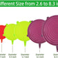 Webake 12 pack silicone durable and reusable expandable stretch lids (2.6" to 8.3")