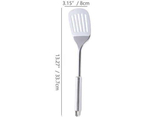 Webake Stainless Steel Polish Cooking Square Slotted Turner