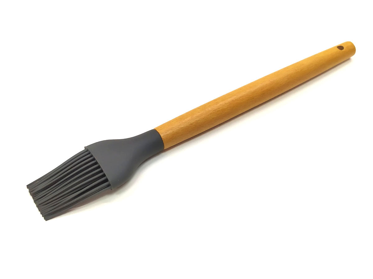 Webake Wooden Handle Non-Stick Silicone Brush Utensils (10.63"x1.57")