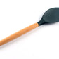 Webake Wooden Handle Non-Stick Silicone Spoon Spatula (12.52"x2.68")