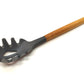 Webake Wooden Handle Non-Stick Silicone Strainer Spoon (12.2"x2.44")