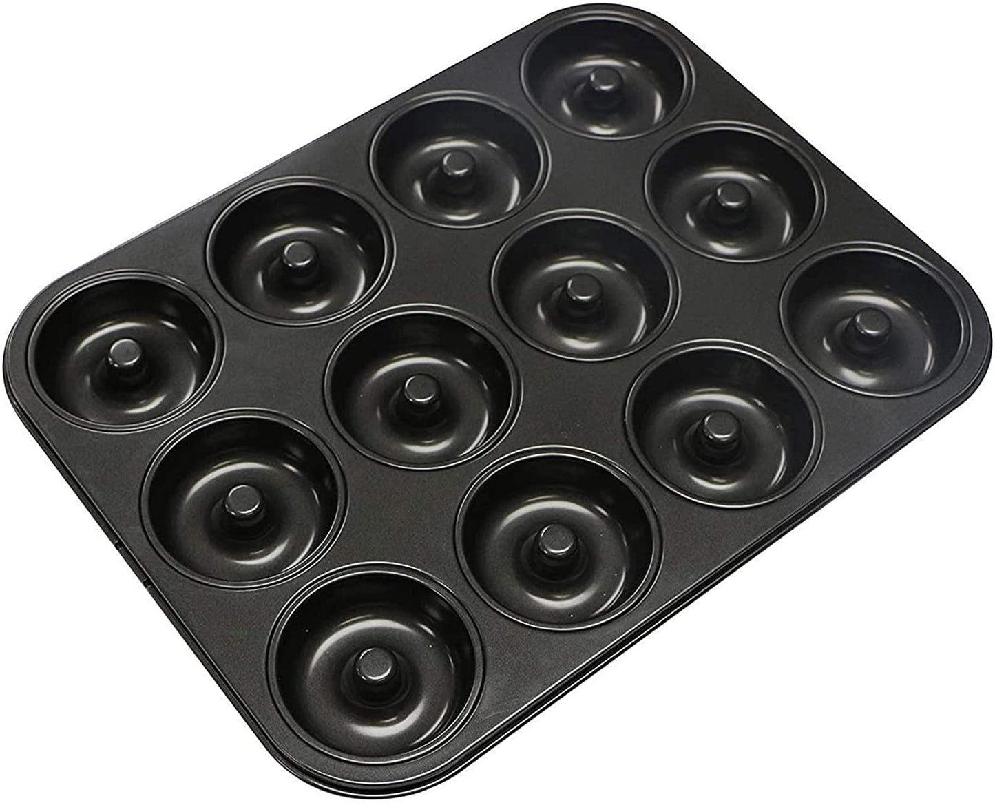 12-Cavity Metal-Reinforced Silicone Mini Donut Pan by Celebrate It®