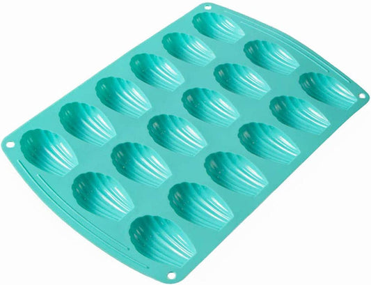Webake madeleine pan 18 cavity silicone madeleine small candy and cookies mold
