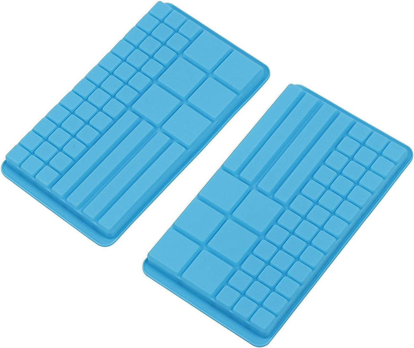 Webake multi-functional purpose cocktail silicone ice cube trays molds,2 Pack