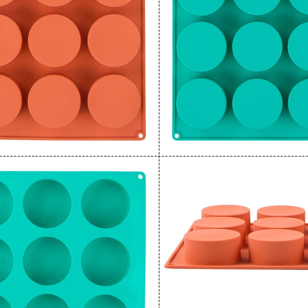 Webake Mini moules ronds en silicone semi-sphériques pour bonbons, chocolats  et friandises pour animaux - 221 cavités (bleu, 1,5 cm) : :  Cuisine et Maison