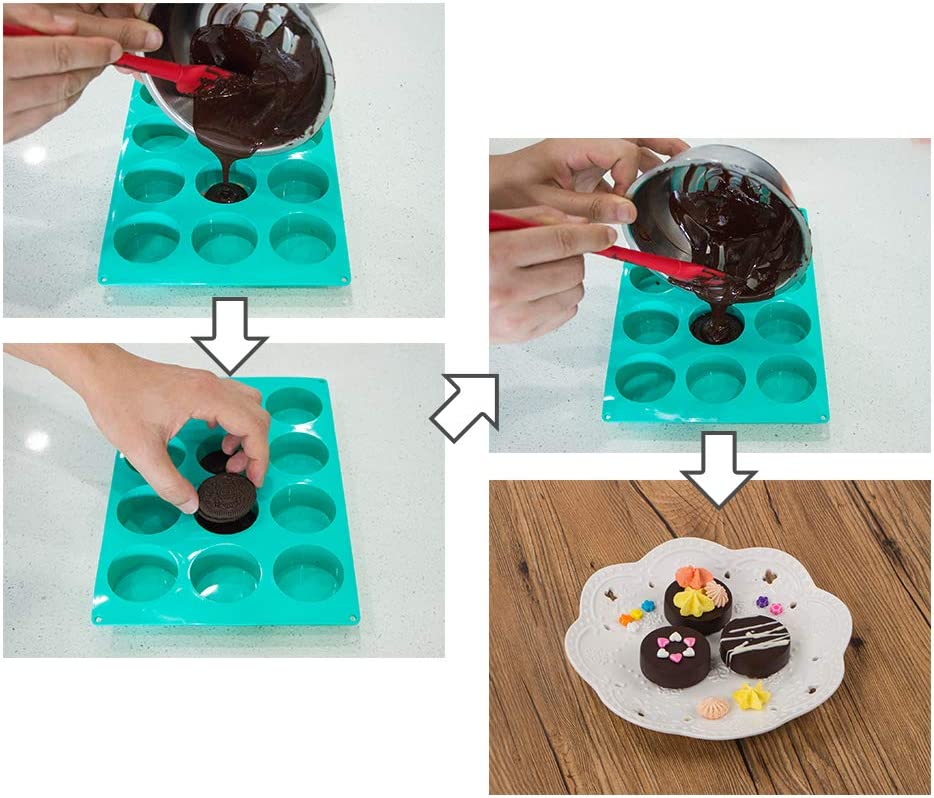 Webake jello shot cups silicone popover pan pudding baking cup nonstic