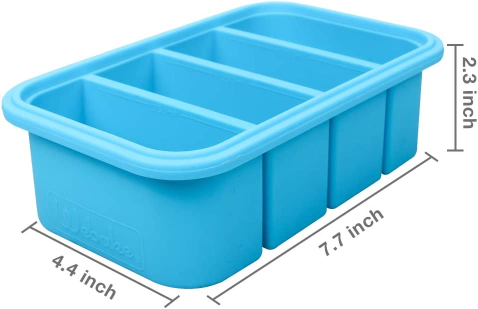 Ice Cube Tray with Lid for Freezer Silicone Ice Tray with Storage Bin, 1sec  Release All silicone ice cube trays with lid and bin for Cocktail