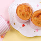 Webake 6oz mini pink stripe paper muffin 6oz cupcake baking mould