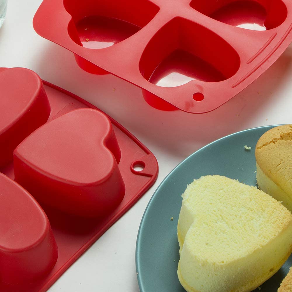 Silicone heart outlet pan