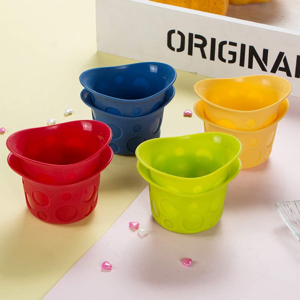 Webake jello shot cups silicone popover pan pudding baking cup nonstic