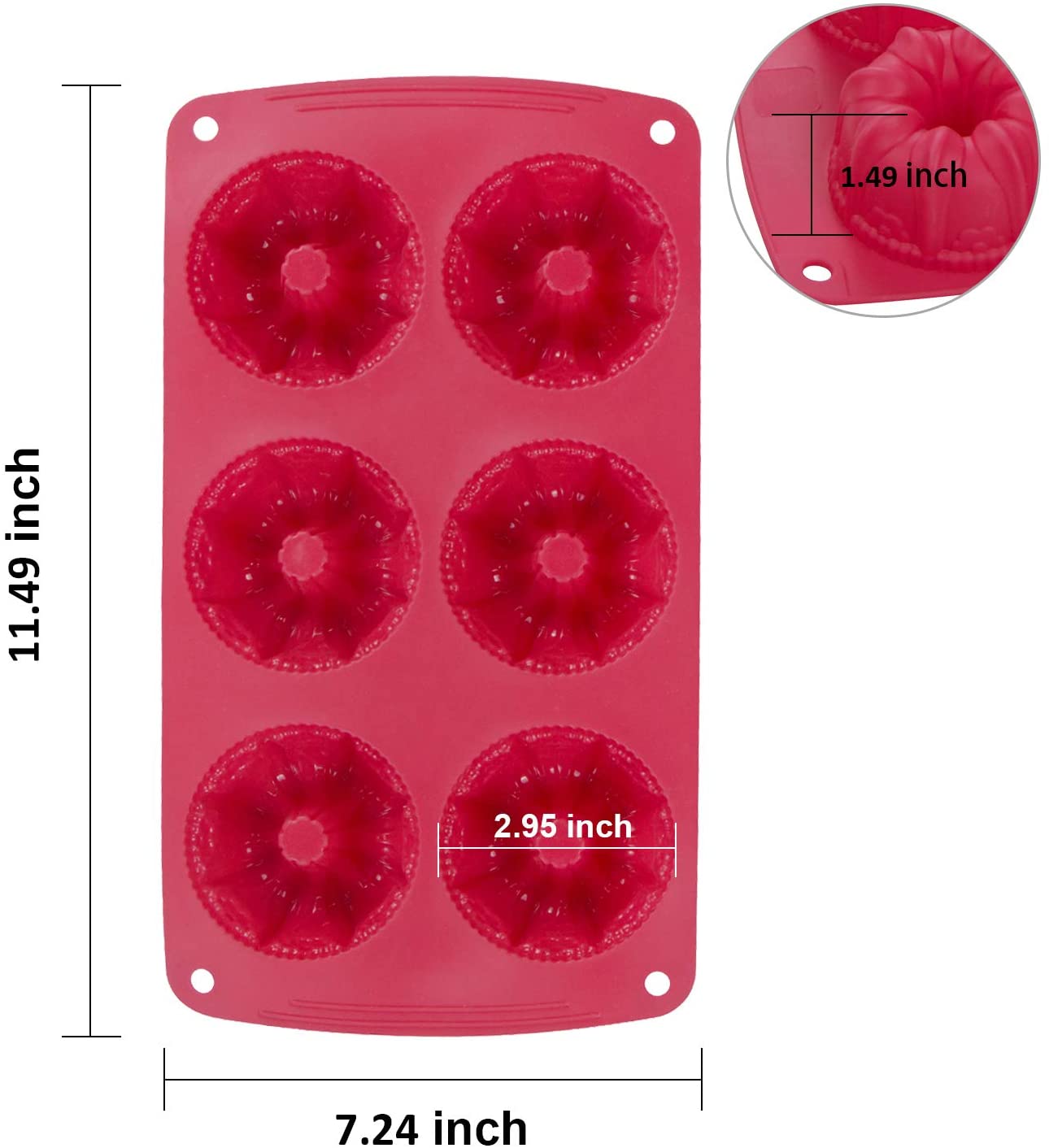 Stampo In Silicone FunShowCase A Mezza Sfera – 4 Dimensioni Assortite Per Bombe Da Bagno, Cioccolatini, Ghiaccio E Resina
