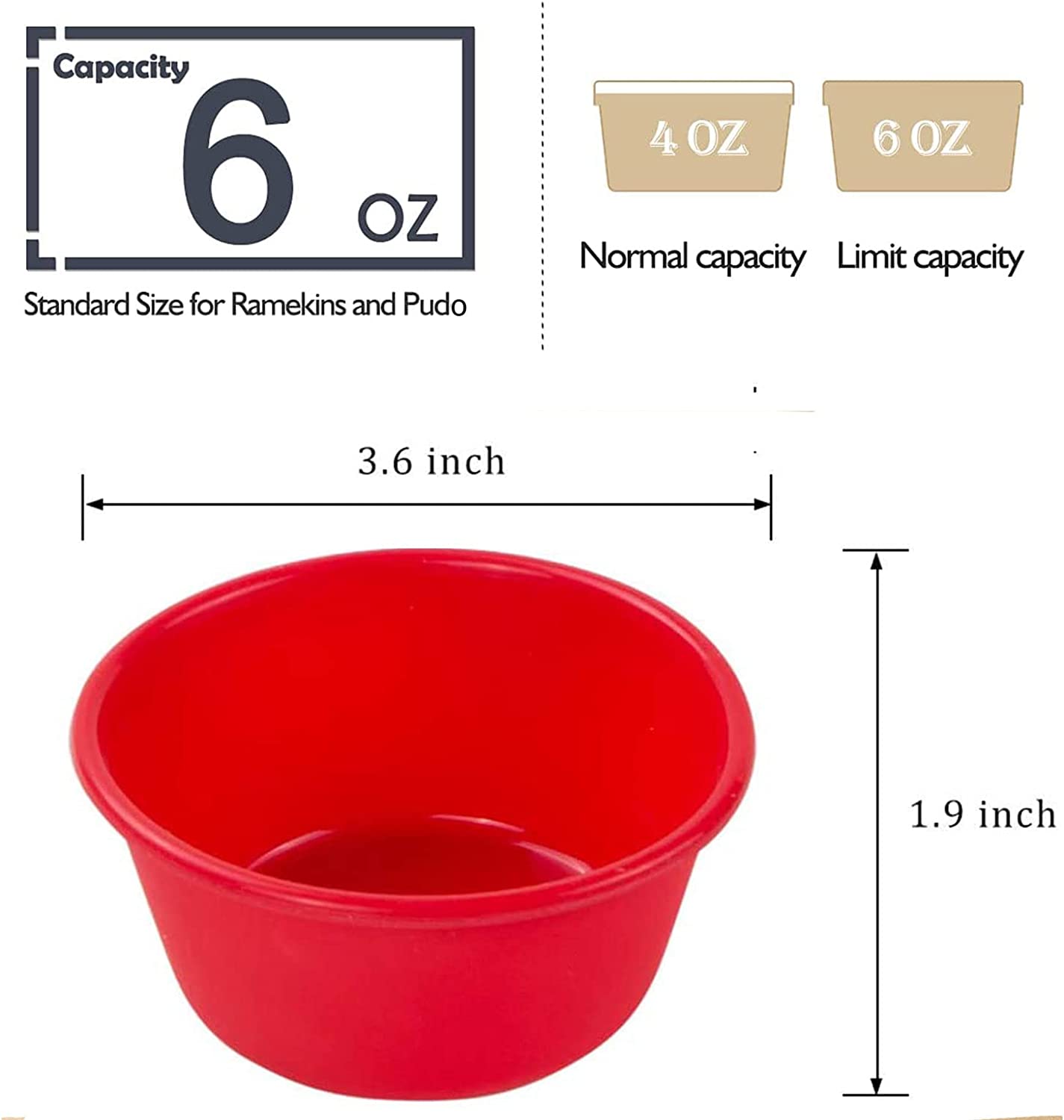 Webake 3.5 12-Pack Silicone Baking Cups Reusable Muffin Cupcake Liner