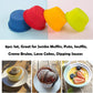 Webake silicone air fryer reusable 3.5 Inch mini cupcake mold,BPA free,set of 8