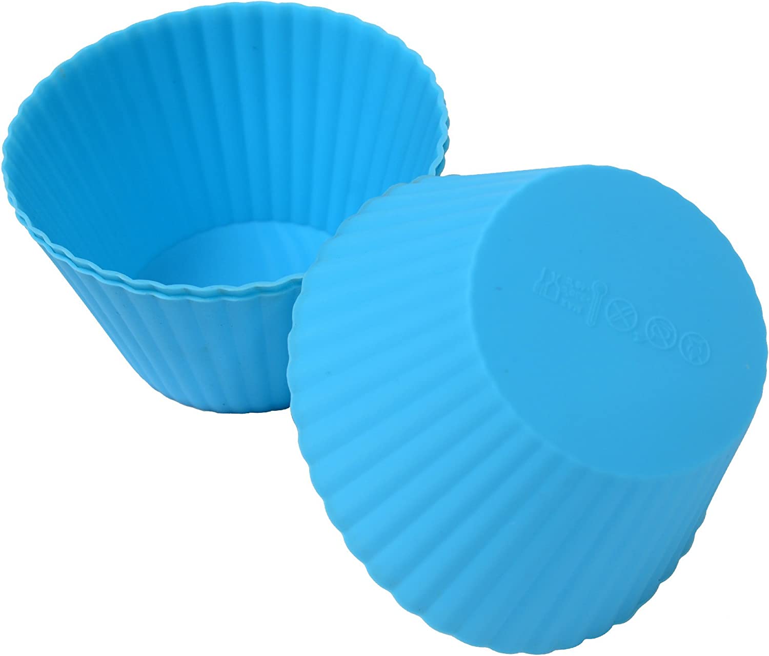 Large Silicone Baking Cups 12 Pack Jumbo Muffin Cup Liners Large