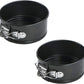 Webake 4.3 inch mini Cheesecake removable bottom deep round springform cake pan,set of 2