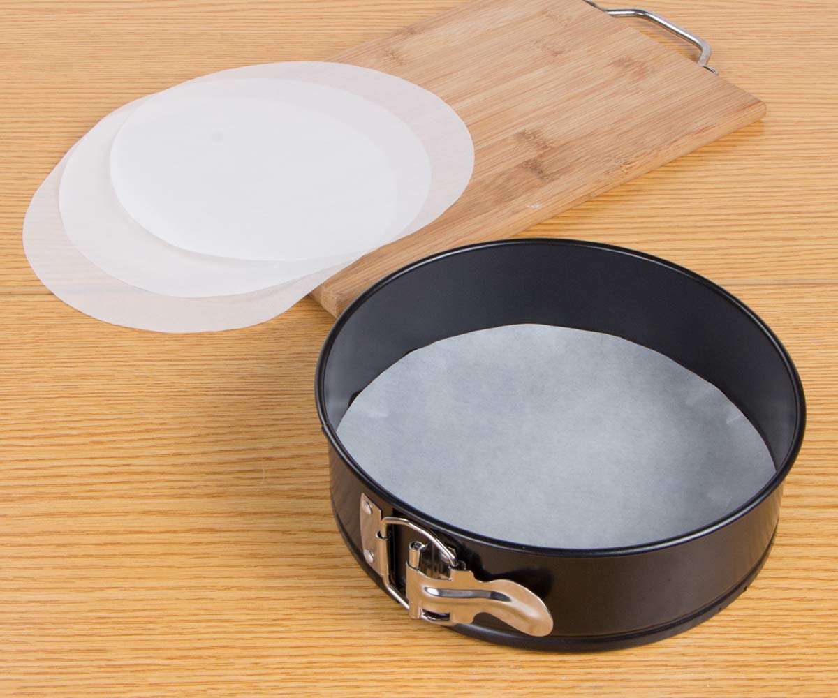Webake 7 Inch Mini Leakproof Removable Deep Baking Pan with 30 pcs Par